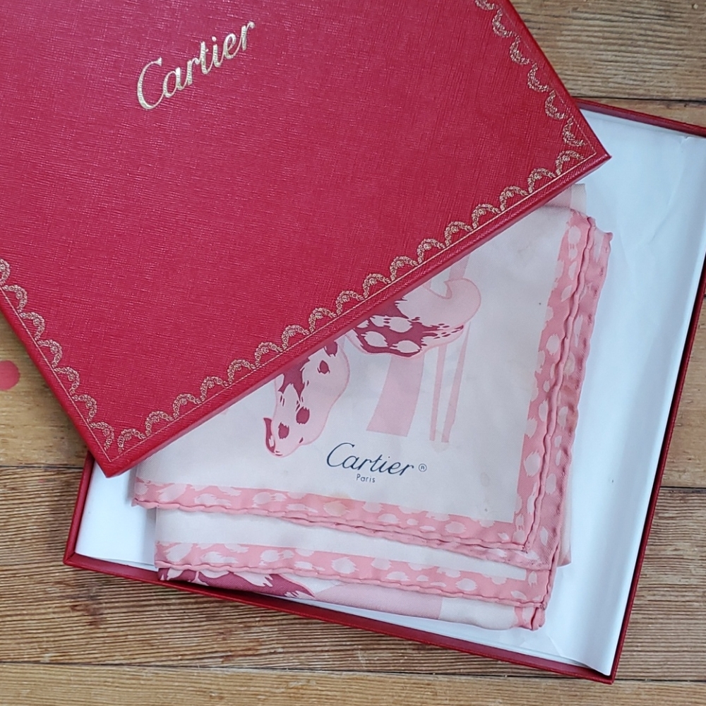Cartier silk scarf